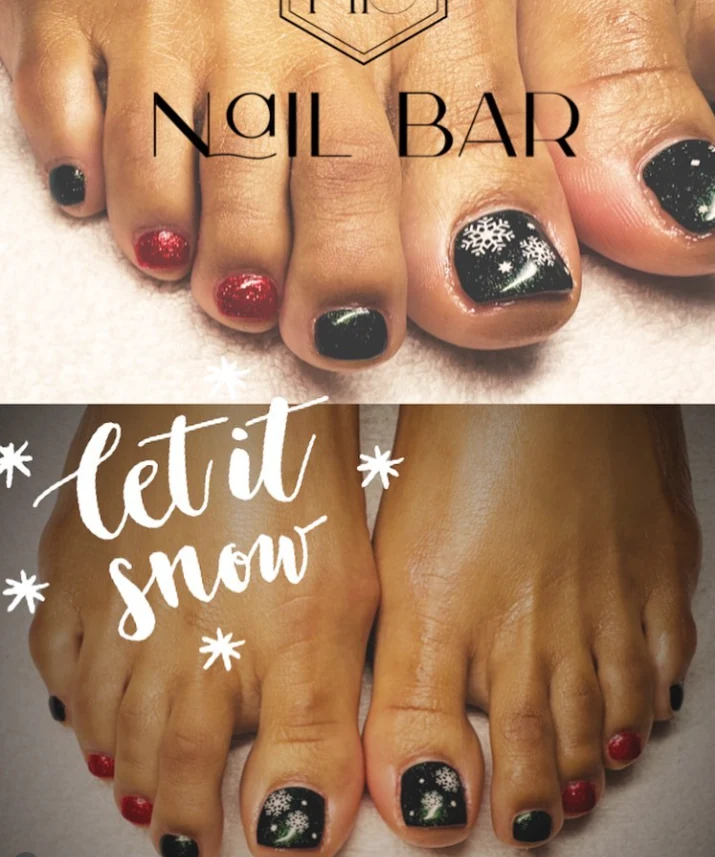 Winterse pedicure inspiratie