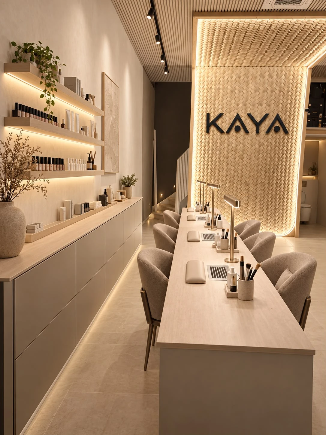 Verwachte binnenkant van de nieuwe KAYA salon